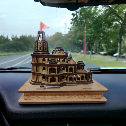 Ram Mandir Ayodhya 3D Model | Car Dashboard Accessories